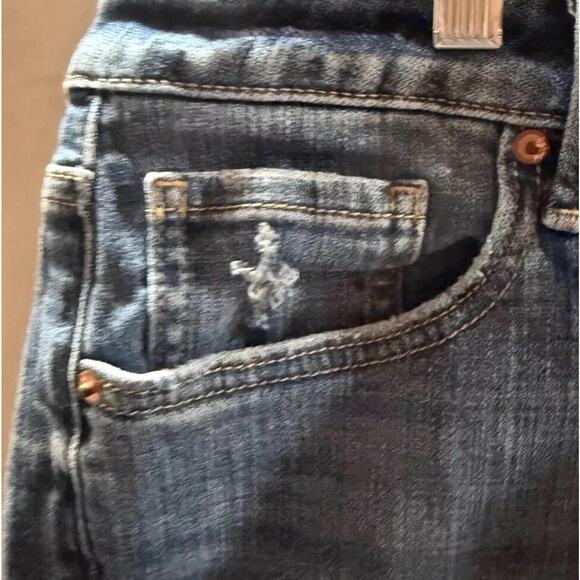 Cosmic Blue Love Jean Shorts Womens 14W Blue Denim Cotton Stretch Comfort Cuffed - Picture 3 of 10